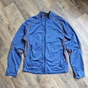 Vintage Nike Sphere Dry Golf Jacket Men’s Small Blue Full Zip Lightweight EUC
